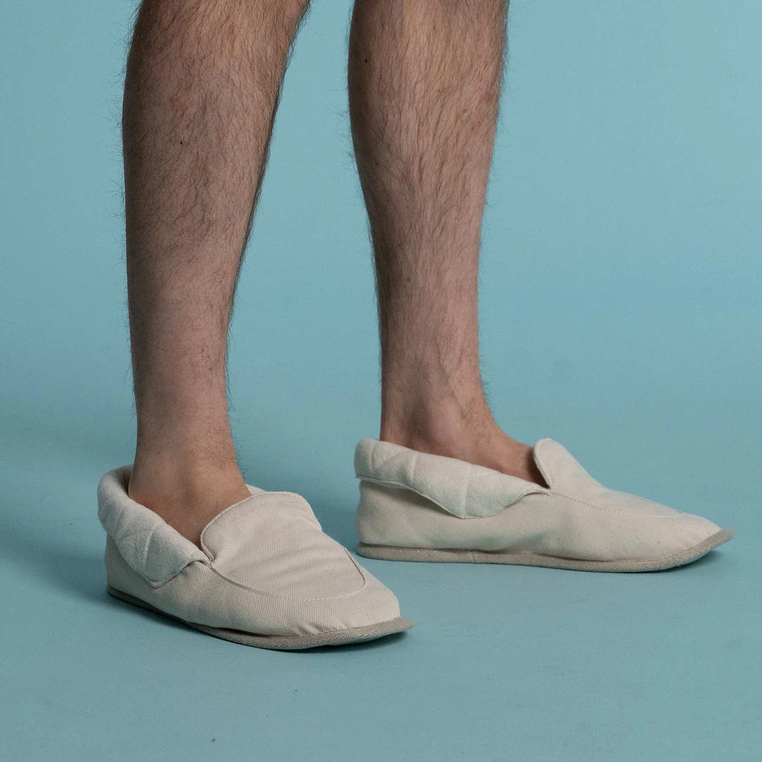 GREENLAND Organic Cotton Elastic-Free House Slippers for Women & Men | Eco-Friendly Unisex Footwear 7 Shoes Women’s Footwear GREENLAND Organic Cotton Elastic-Free House Slippers (Unisex)