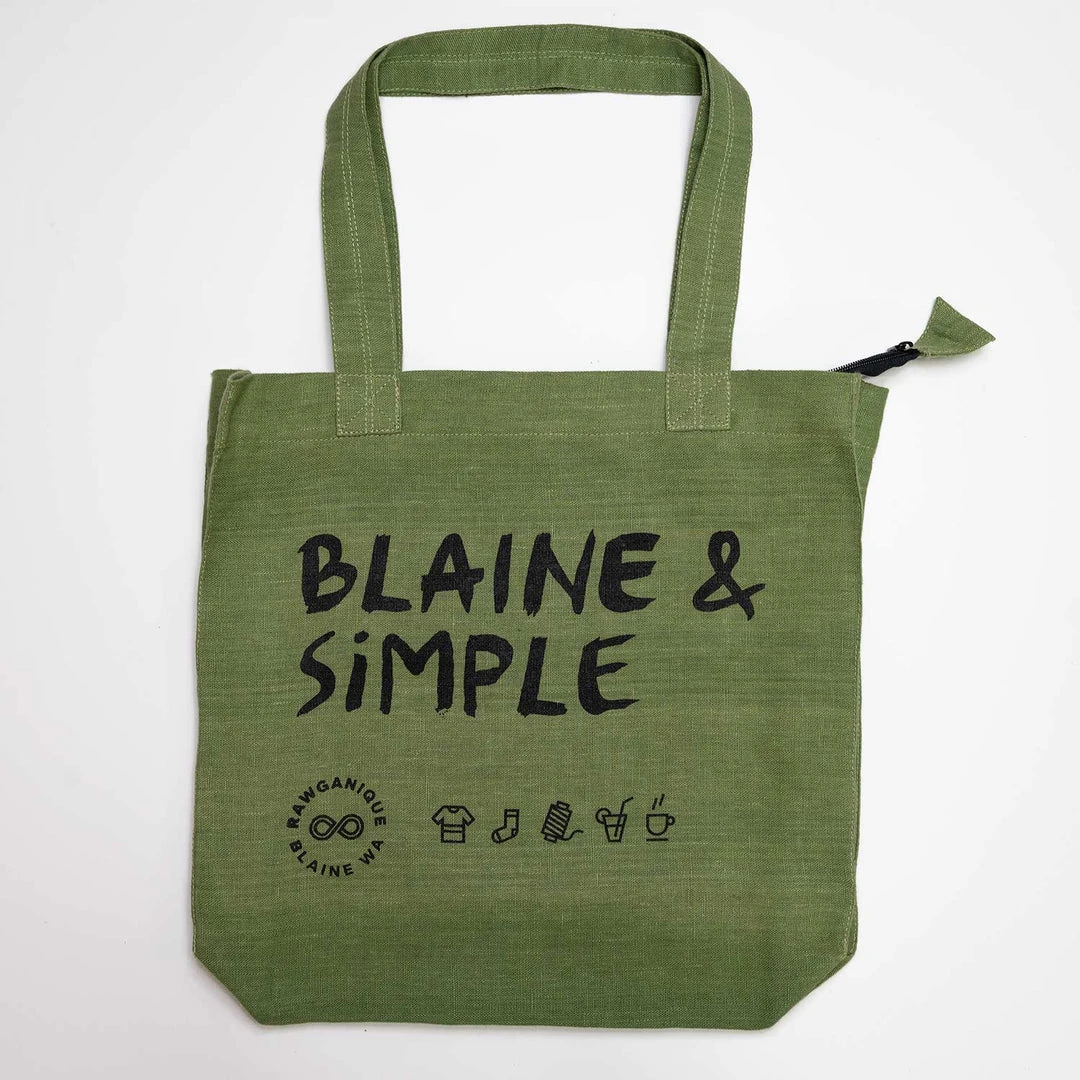 Turin Organic Hemp Bag - Blaine & Simple Design | Eco-Friendly Printed Tees & More 8 Vendor-unknown Printed Tees & More Turin Organic Hemp Bag ('Blaine & Simple')