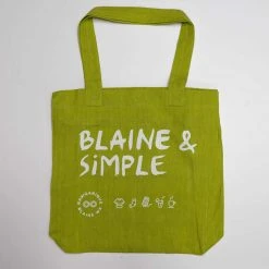 Turin Organic Hemp Bag - Blaine & Simple Design | Eco-Friendly Printed Tees & More 16 Vendor-unknown Printed Tees & More Turin Organic Hemp Bag ('Blaine & Simple')