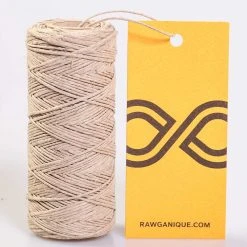 Twines DIY 20# Waxed 7-Strand Hemp Twine (Polished)