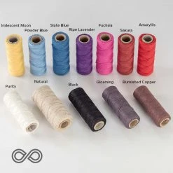 Twines DIY 6-Strand Unwaxed Hemp Twine (Dyed)