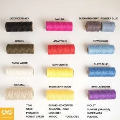 Twines DIY 6-Strand Unwaxed Hemp Twine (Dyed)