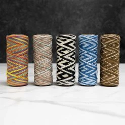 Twines DIY 6-Strand Unwaxed Dyed Rainbow Hemp Twine