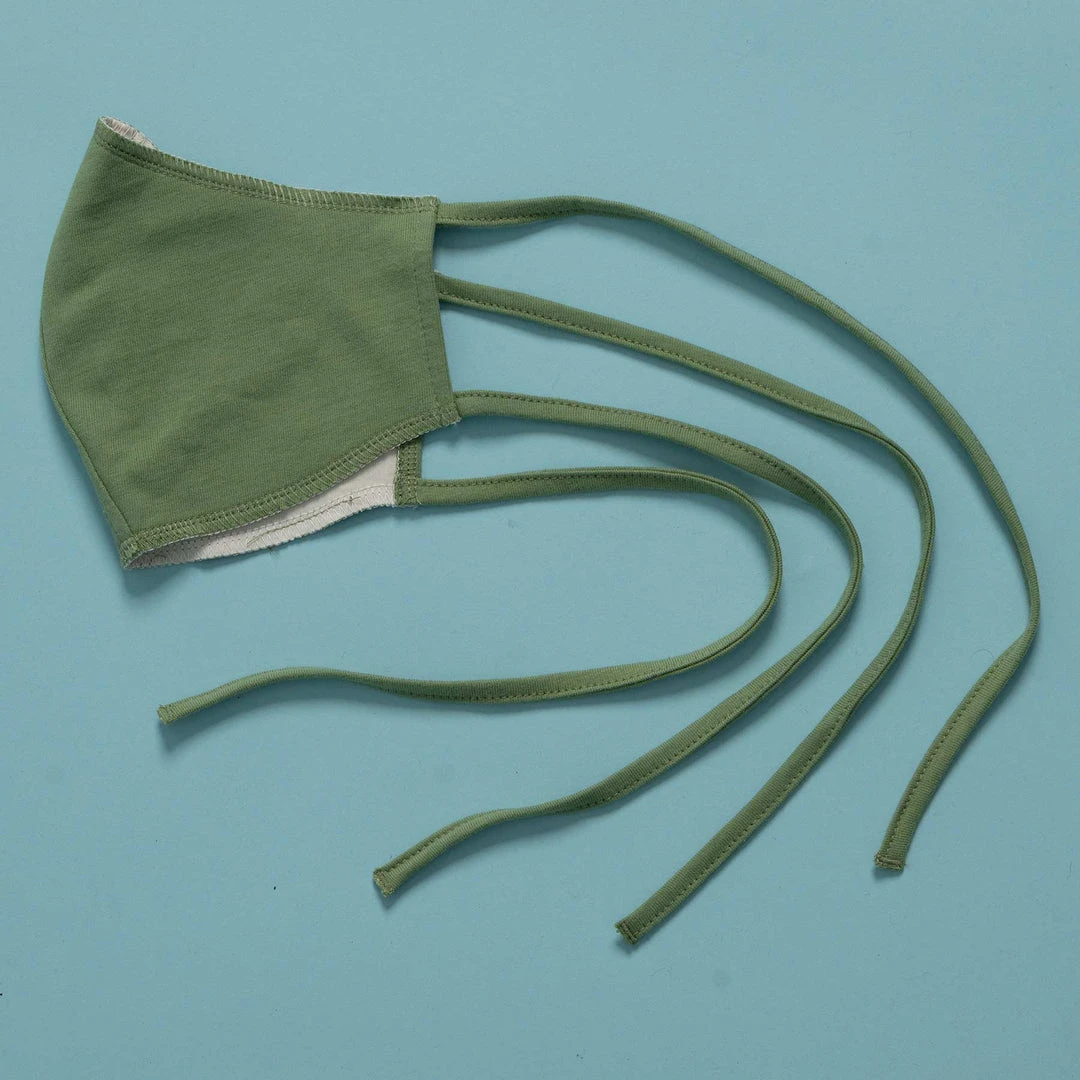 VIVALDI 2-Layer 100% Organic Cotton Face Mask - Elastic-Free, Washable, Filter Pocket - Eco-Friendly & Plastic-Free 17 Vendor-unknown ShoesBags&More VIVALDI 2-Layer 100% Organic Cotton Face Mask Mouth Mask With Filter Pocket (Elastic-Free) (Washable)