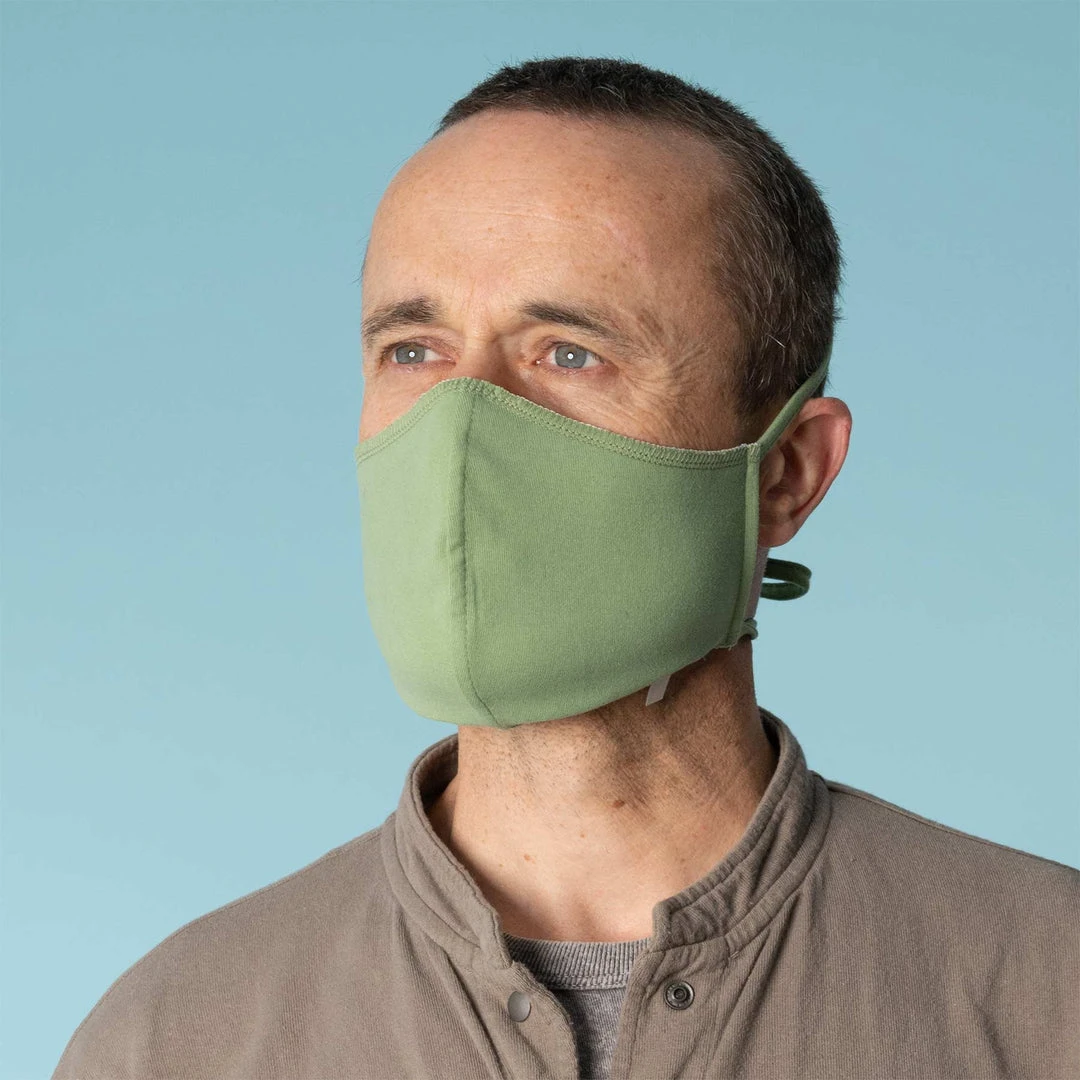 VIVALDI 2-Layer 100% Organic Cotton Face Mask - Elastic-Free, Washable, Filter Pocket - Eco-Friendly & Plastic-Free 11 Vendor-unknown ShoesBags&More VIVALDI 2-Layer 100% Organic Cotton Face Mask Mouth Mask With Filter Pocket (Elastic-Free) (Washable)