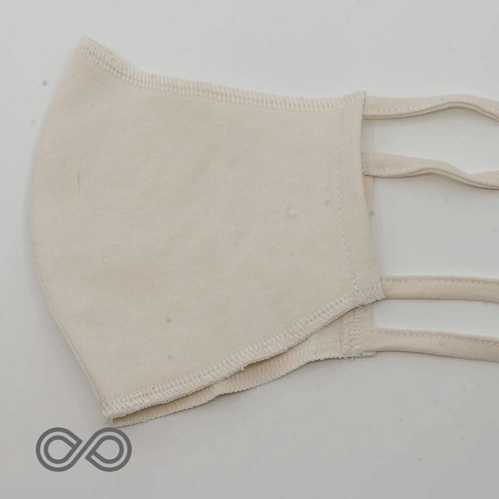 VIVALDI 2-Layer 100% Organic Cotton Face Mask - Elastic-Free, Washable, Filter Pocket - Eco-Friendly & Plastic-Free 19 Vendor-unknown ShoesBags&More VIVALDI 2-Layer 100% Organic Cotton Face Mask Mouth Mask With Filter Pocket (Elastic-Free) (Washable)