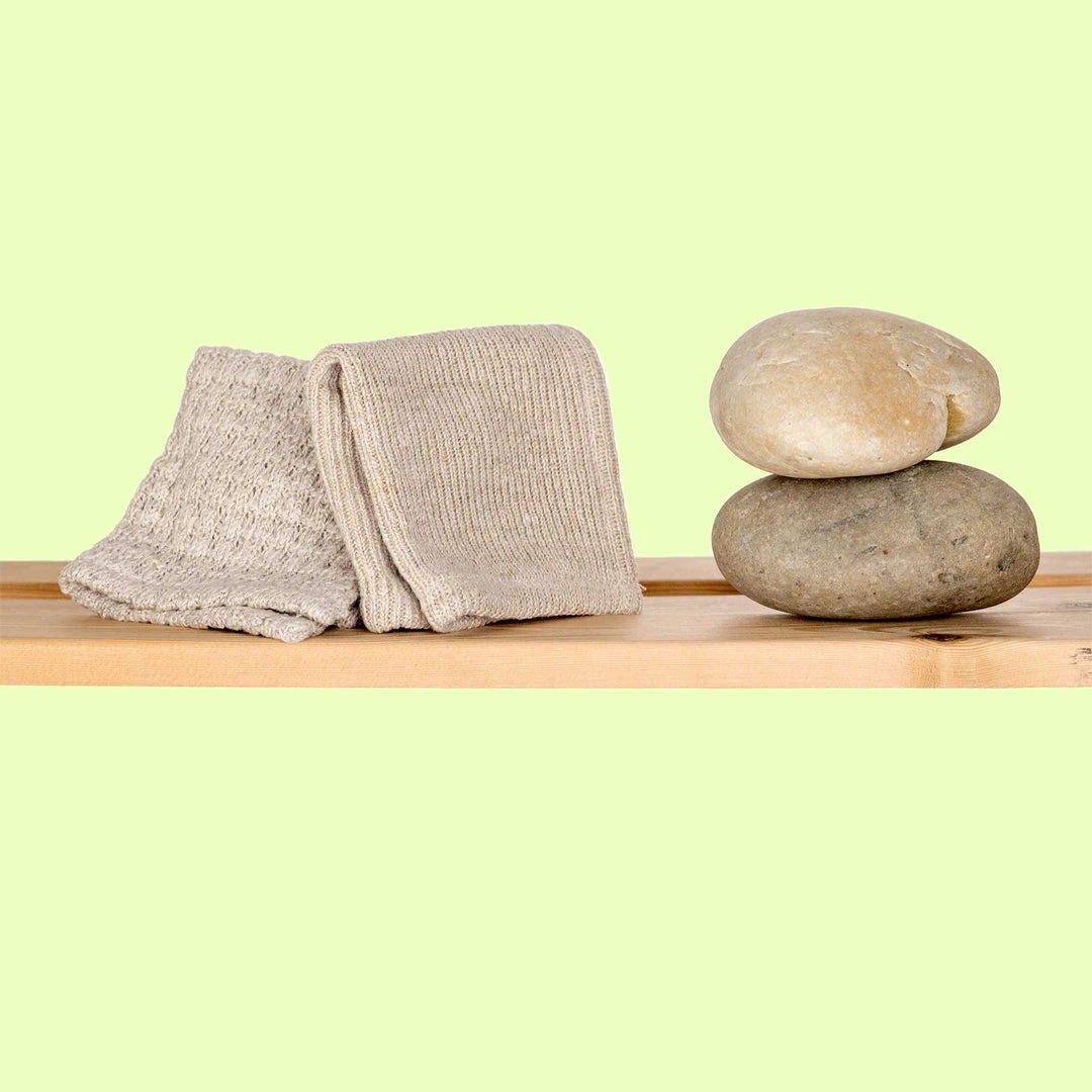 100% Organic Hemp Knit Wash Cloth - Eco-Friendly Dish Towel & Washcloth | Plastic-Free | BedBath 1 Towels CARDING MILL 100% Organic Hemp Knit Wash Cloth - Dish Towel (Plastic-free) BedBath