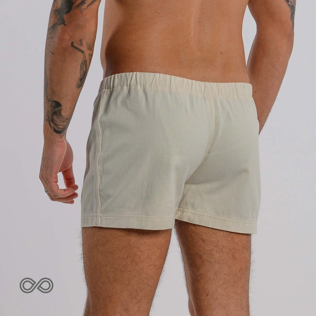 WHITBY 100% Organic Cotton Twill Boxers for Men - Comfortable & Eco-Friendly Underwear 4 Vendor-unknown WHITBY 100% Organic Cotton Twill Boxers (OC Thread, Nut Button) Men