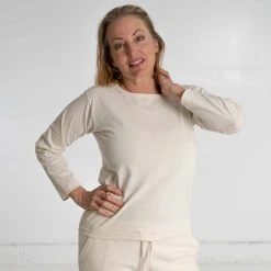 T-Shirts MAISIE Women's 100% Organic Cotton Long-Sleeve T-Shirt (USA)