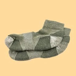 PROVIDENCE Organic Wool Anklet Socks (1 Pair) (Unisex) (Made In USA)